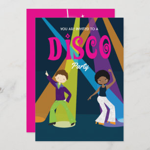 Invitation Disco Birthday Party