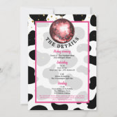 Invitation Disco Cowgirl Bachelorette Week-end (Dos)