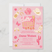 Invitation Disco Cowgirl Bachelorte Party (Devant)