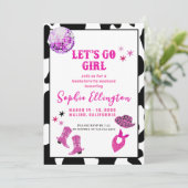 Invitation Disco Cowgirl Bachelorte Party (Debout devant)