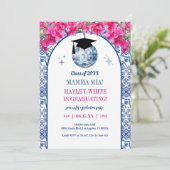 Invitation Disco Dancing Queen Graduation Party (Debout devant)