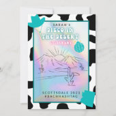 Invitation "Disco dans le désert" Itinéraire de Bach à Scotts (Devant)