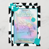 Invitation "Disco dans le désert" Itinéraire de Bach à Scotts (Devant / Derrière)