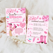 Invitation Disco Dernier rose Bachelorette Week-end Nash Bash