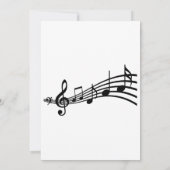 Invitation Disco Fête des mariées du style rétro des années 7 (Dos)