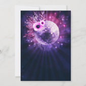 Invitation Disco Garden Party Hot rose violet 30e anniversair (Dos)