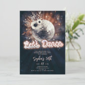 Invitation Disco Garden Party les années 70 Retro Dance 30e a (Debout devant)