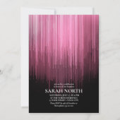 Invitation Disco Lights Sweet 16 Rose ID777 (Dos)