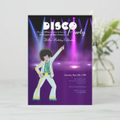 Invitation Disco Party (Debout devant)
