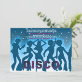 Invitation Disco Party (Debout devant)