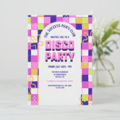 Invitation Disco Party (Debout devant)