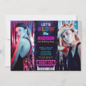 Invitation Disco party Billetterie Pass 25e anniversaire (Devant)