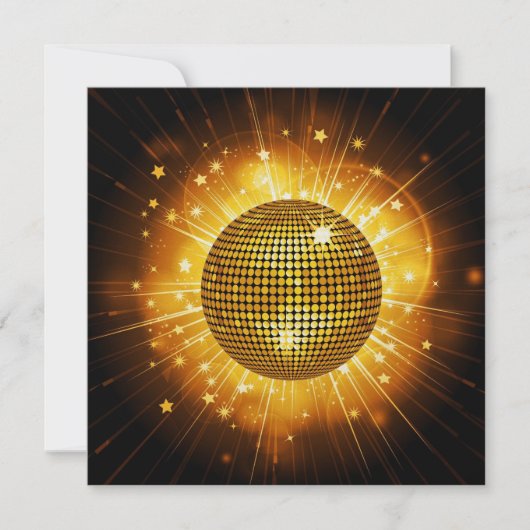 Invitation Disco Party - SRF (Devant)