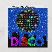 Invitation DISCO Party - SRF (Devant / Derrière)