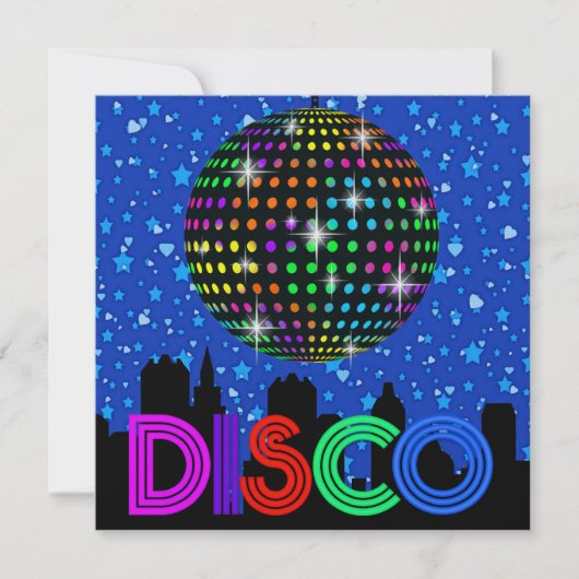 Invitation DISCO Party - SRF (Devant)