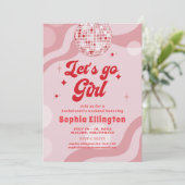 Invitation Disco Retro les années 70 Bachelorette Heekend Iti (Debout devant)