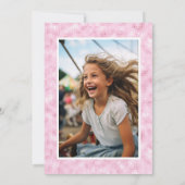 Invitation Disco Rose | Double chiffres 10e anniversaire (Dos)