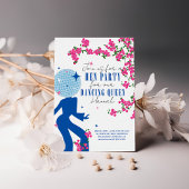 Invitation Disco Santorin Musical Bougainvillea Hen Party