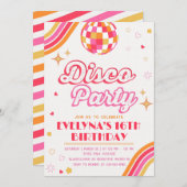 Invitation Disco Super Party (Devant / Derrière)