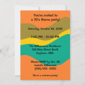 Invitation Disco Theme Party des années 1970 (Dos)