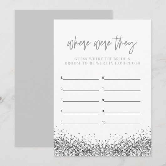 Invitation Discothèque Argent REGINA Où Étaient-Ils Fête des  (Devant / Derrière)