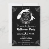 Invitation Diseur de bonne aventure mystique Fête d'Halloween (Devant)