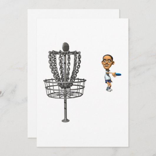 Invitation Disk Golf (Devant / Derrière)