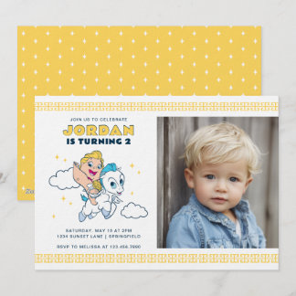 Invitation Disney Hercules Baby Birthday Photo