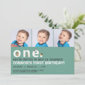 Invitation dispersé de fête d'anniversaire (Debout devant)