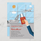 Invitation disponible de partie d'adieu de (Devant / Derrière)