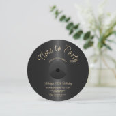 Invitation Disque Black Label 50e Anniversaire (Debout devant)