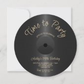 Invitation Disque Black Label 50e Anniversaire (Devant)
