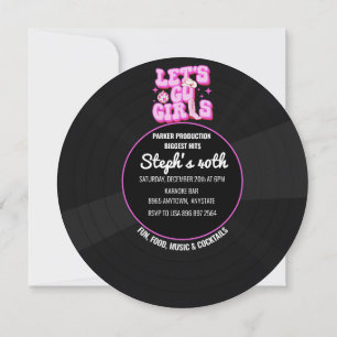 Invitation Disque de musique   Musique amusante   Bohème occi