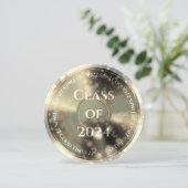 Invitation Disque Vinyle Or Promotionnel de (Debout devant)