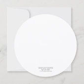 Invitation Disque vinyle rose label pour 50e anniversaire (Dos)