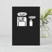 Invitation Disquette USB Je suis ton père Noooo (Debout devant)