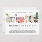 Invitation Distances sociales Conduite à l'invitation d'anniv (Devant)