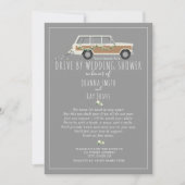 Invitation Distances Sociales Conduite Par Wedding shower Gre (Devant)