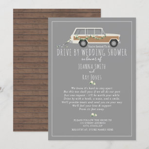 Invitation Distances Sociales Conduite Par Wedding shower Gre