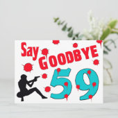 Invitation Dites au revoir à la soixantième célébration (Debout devant)