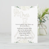 Invitation Dites Oui À La Mariée Robe (Debout devant)