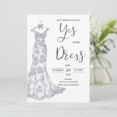 Invitation Dites Oui À La Robe (Debout devant)