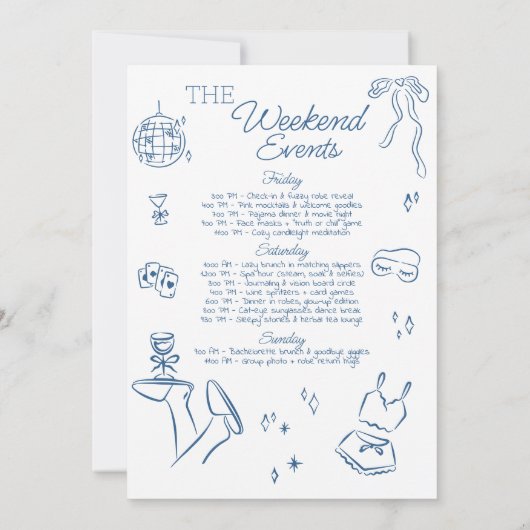 Invitation d'itinéraire de future mariée pour une  (Dos)