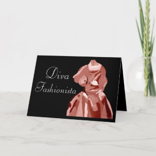 Invitation Diva Fashionista En Neutral