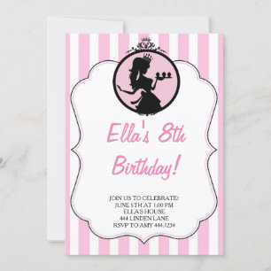 Invitation Divalicious Princess Anniversaire