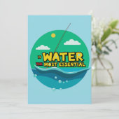 Invitation Dive into Our Big Day (Debout devant)