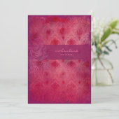 Invitation divine de cru de Valentine de fard à (Debout devant)