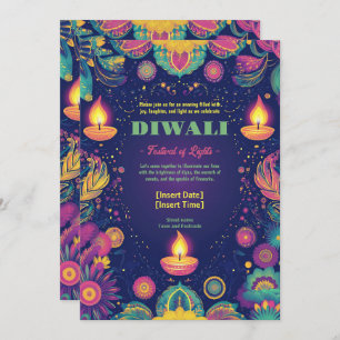 Invitation Divine Harmonie Diwali