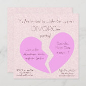 Invitation Divorce (Devant / Derrière)