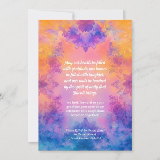 Invitation Diwali Serenity (Dos)